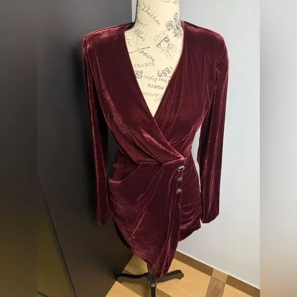 knit dress burgundy Aran Dress Cable Knit | Merino Wool